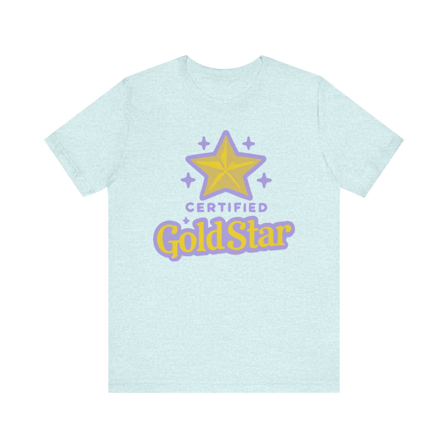 Certified Gold Star Lesbian Tee |   Wear It Loud, Find Your Crowd | Out Loud Out Proud