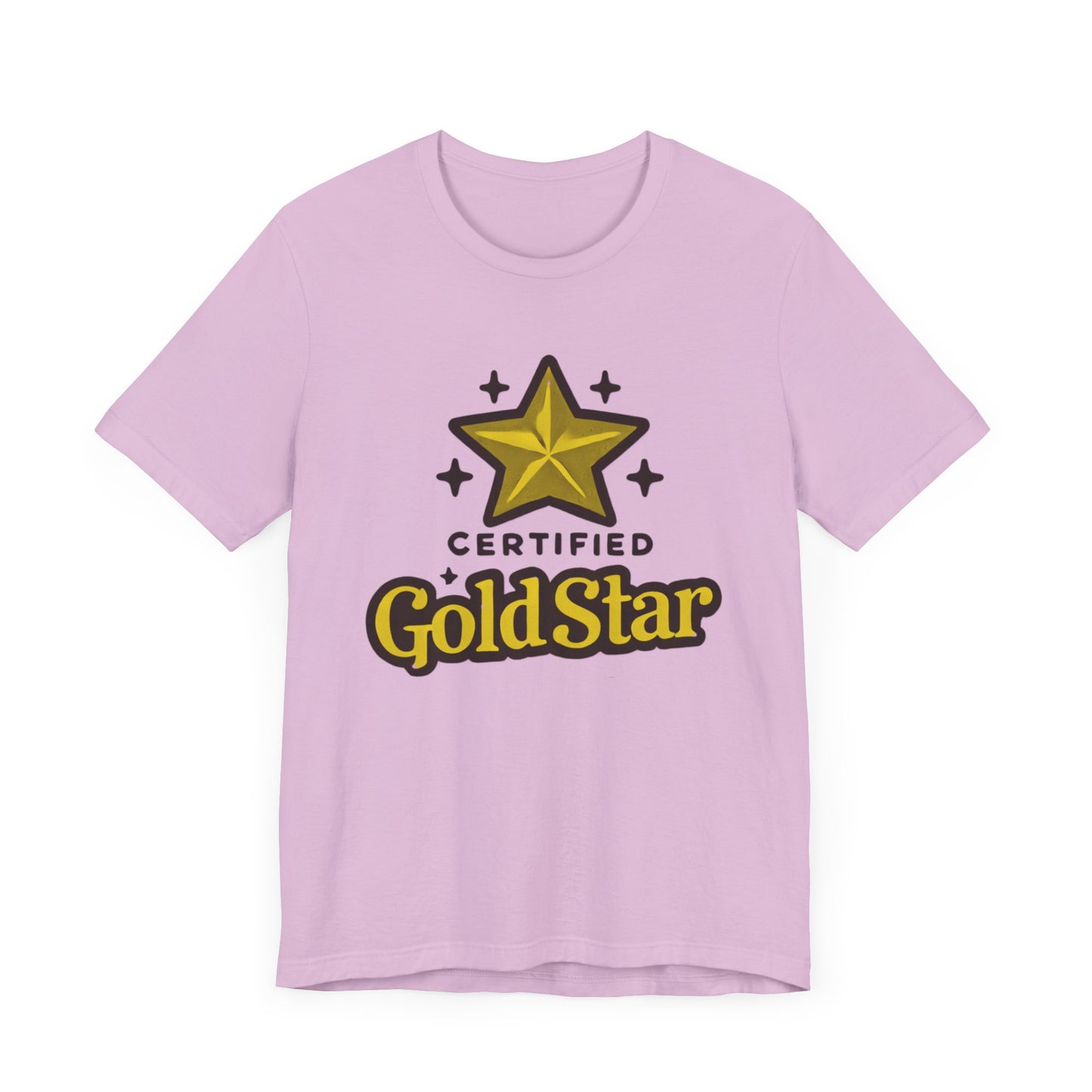 Certified Gold Star Lesbian Tee |   Wear It Loud, Find Your Crowd | Out Loud Out Proud