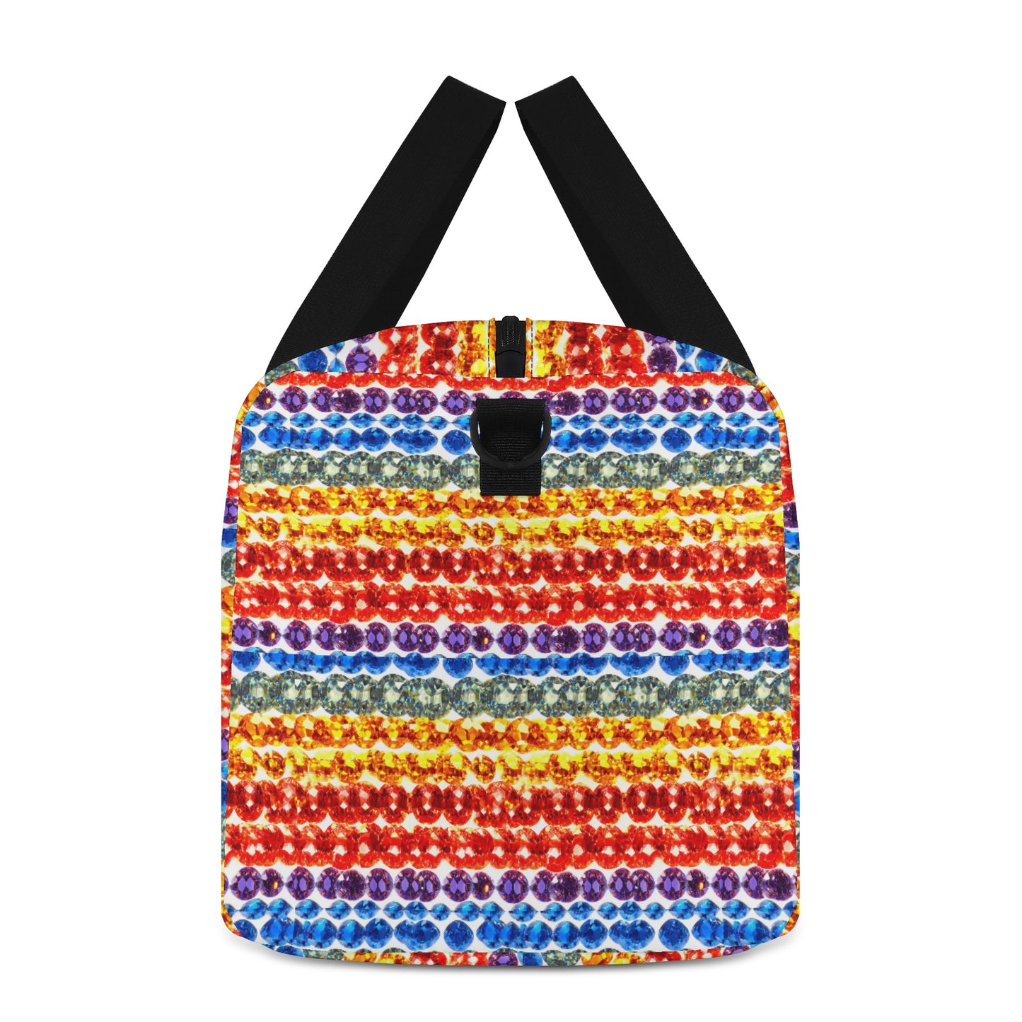 Bold Rainbow Duffel Bag |Minimalist Travel Duffel Bags Sport Gym Tote Bag | Pride LGBTQ Gym Bag