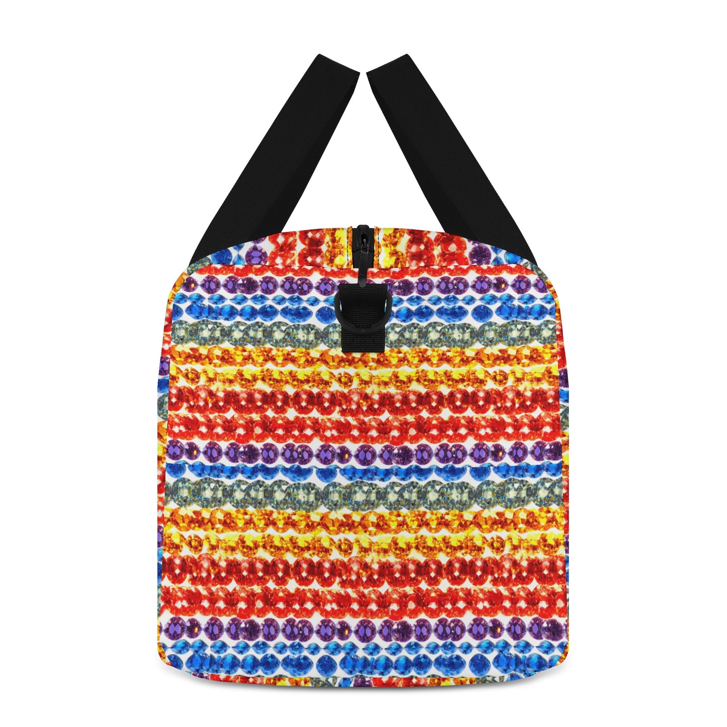 Bold Rainbow Duffel Bag |Minimalist Travel Duffel Bags Sport Gym Tote Bag | Pride LGBTQ Gym Bag