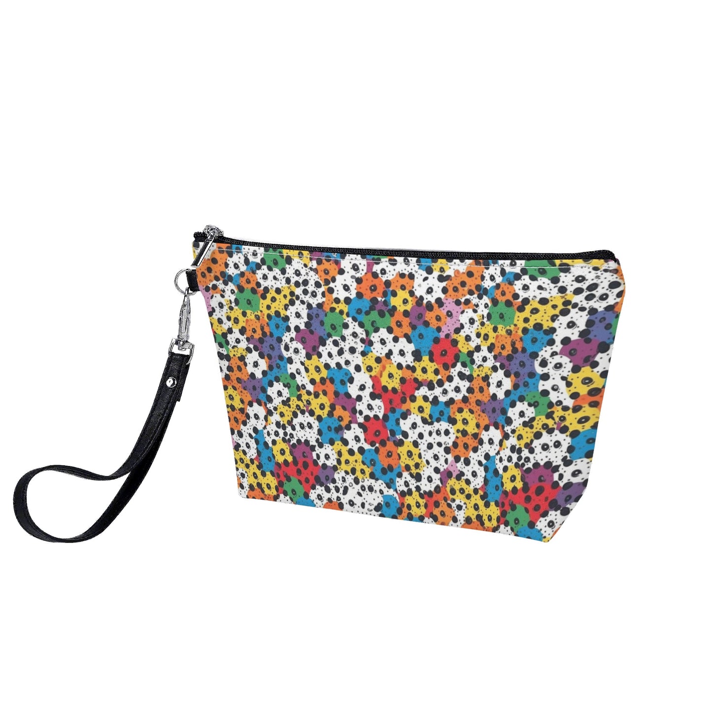 Vibrant Rainbow Makeup Bag | Compact Style with a Bold Statement | Zipper Sling Make Up Bag