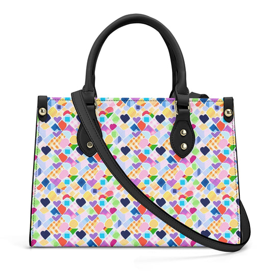 Rainbow Confetti Handbag | Boldly Queer, Unapologetically You | Women PU Handbag Version 1 With Shoulder Strap