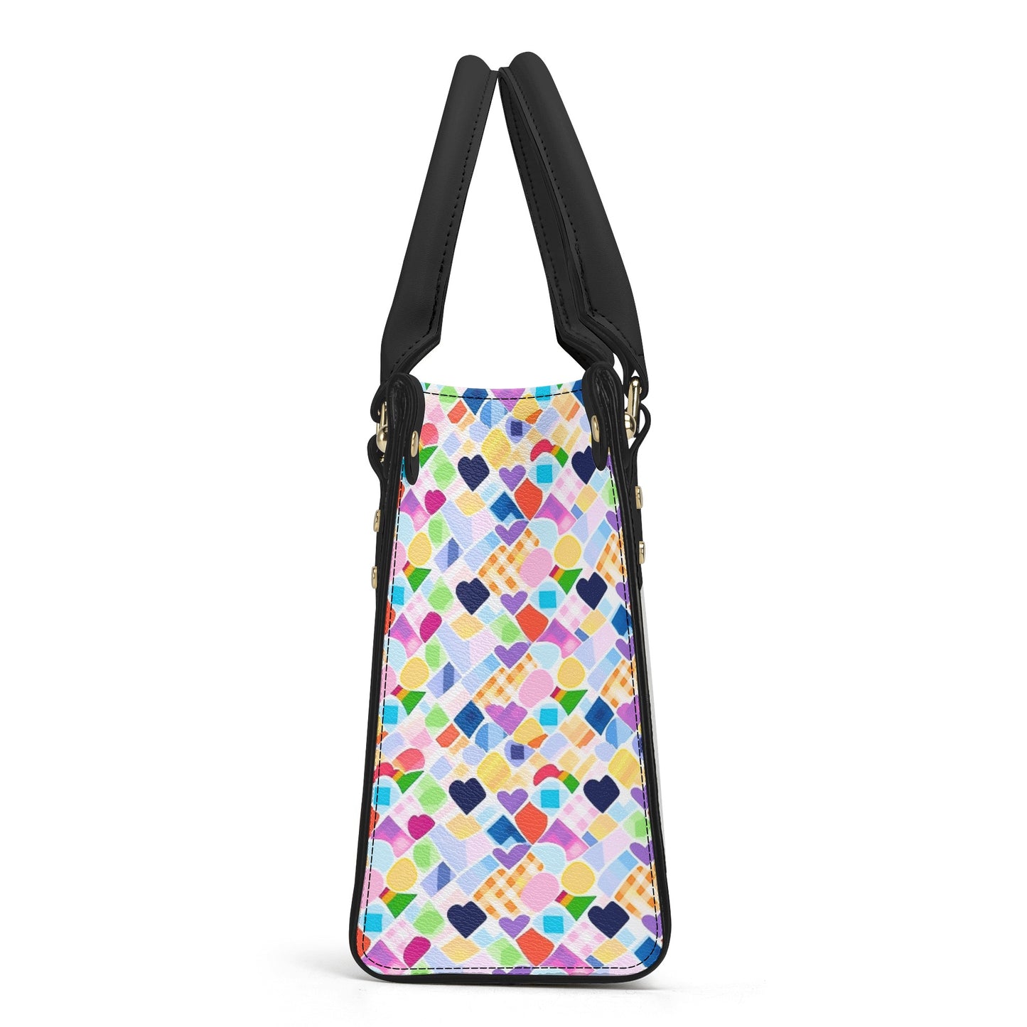 Rainbow Confetti Handbag | Boldly Queer, Unapologetically You | Women PU Handbag Version 1 With Shoulder Strap