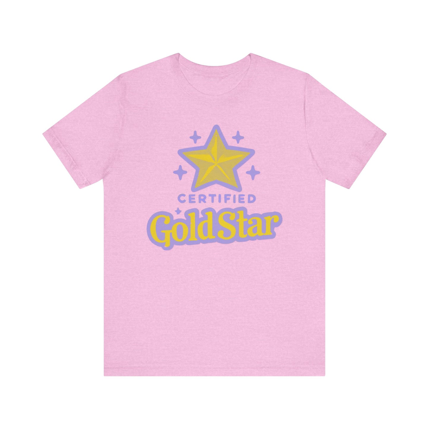 Certified Gold Star Lesbian Tee |   Wear It Loud, Find Your Crowd | Out Loud Out Proud