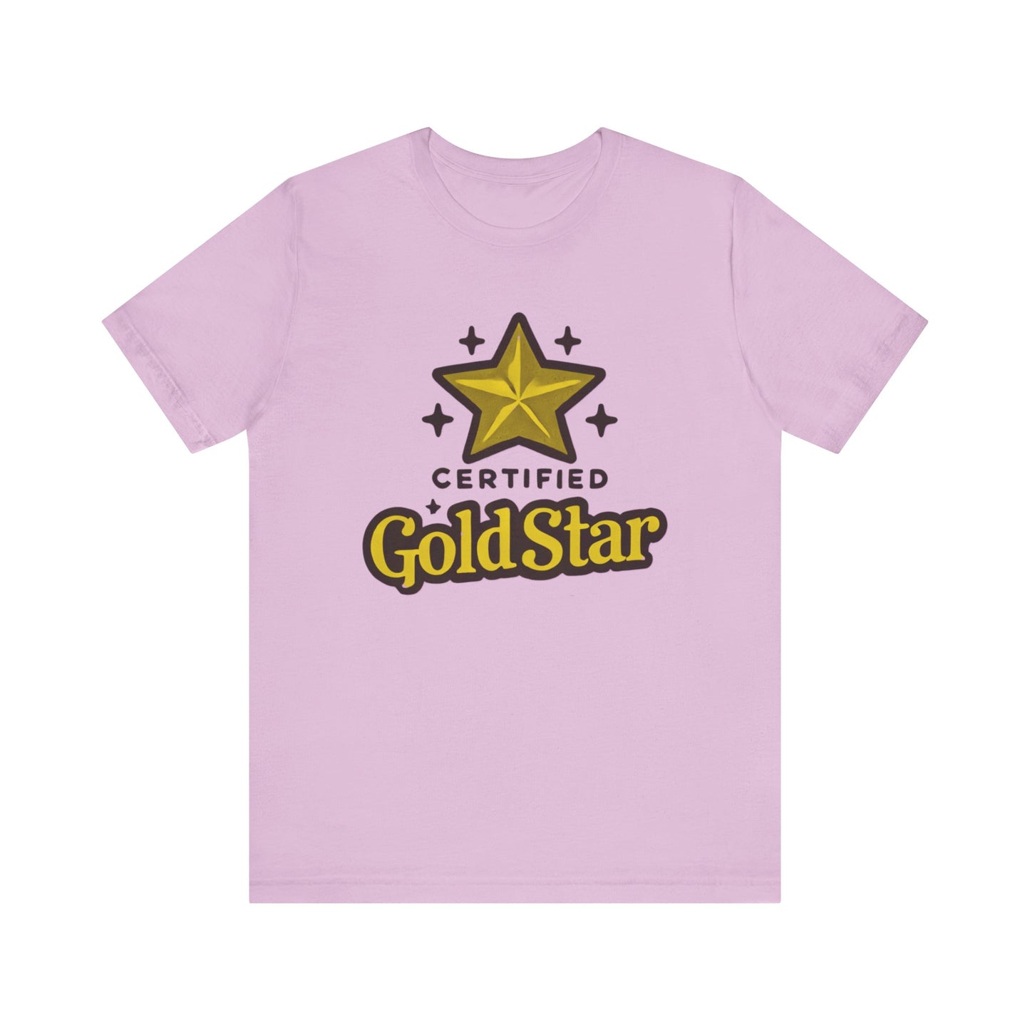 Certified Gold Star Lesbian Tee |   Wear It Loud, Find Your Crowd | Out Loud Out Proud