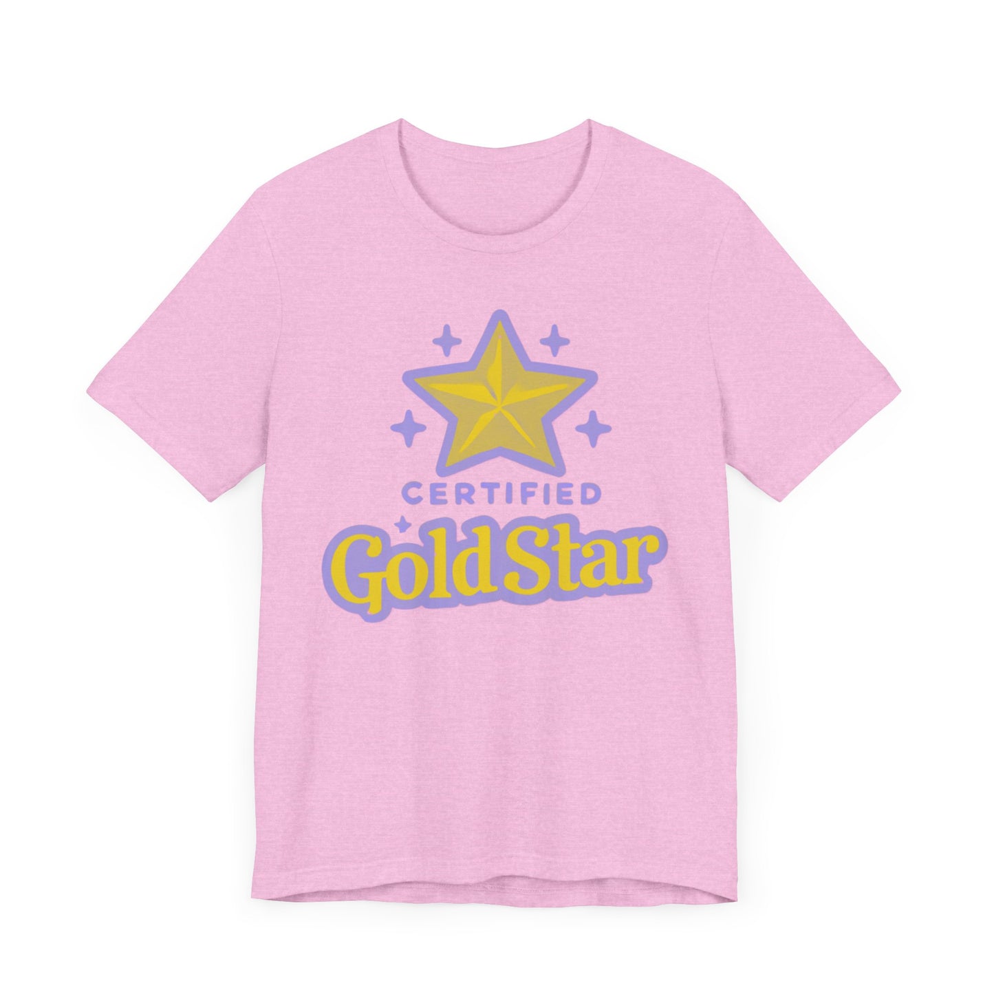 Certified Gold Star Lesbian Tee |   Wear It Loud, Find Your Crowd | Out Loud Out Proud